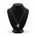 Western Cowboy Hat & Boot Charm Necklace: SXTUQ