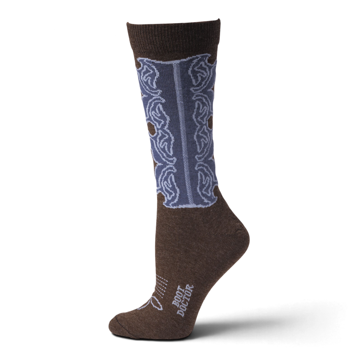 BOOT DOCTOR LADIES CREW WESTERN BOOT BROWN