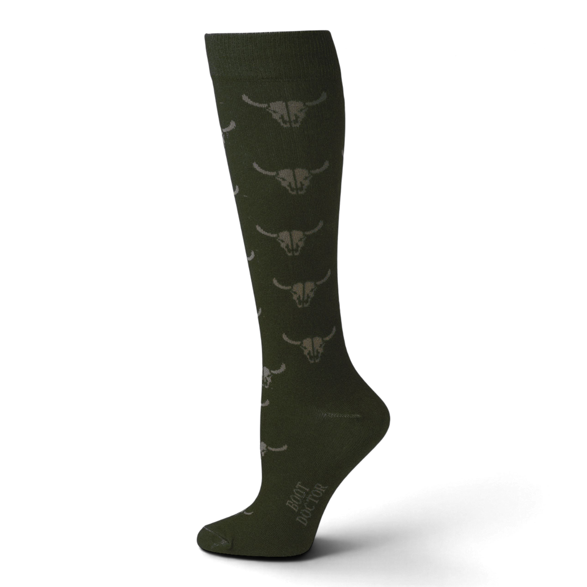 BOOT DOCTOR LADIES OTC BULL SKULL BROWN