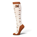 BOOT DOCTOR WOMENS SOCKS OVER THE CALF COWBOY HATS CREAM