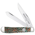 WHISKEY BENT TOOLED RANCHER TRAPPER KNIVES