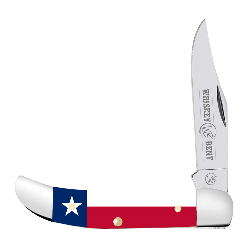 WHISKEY RANCH GOD BLESS TEXAS MINI HUNTER KNIVES