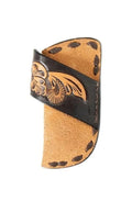 3D KNIFE SHEATH ROUGH OUT WITH BUCK LACE STITCHING