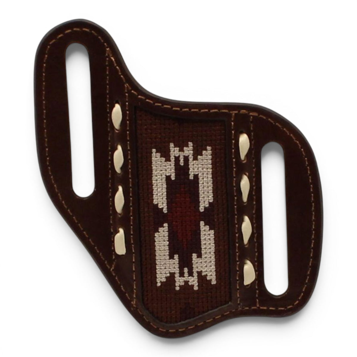 NOCONA KNIFE SHEATH SOUTHWEST BUCK LACING BROWN