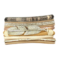 BLAZIN ROXX BRACELET MAGNETIC CLASP FEATHER