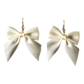 BLAZIN ROXX LADIES EARRINGS RIBBON WHITE