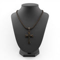 TWISTER CROSS NECKLACE