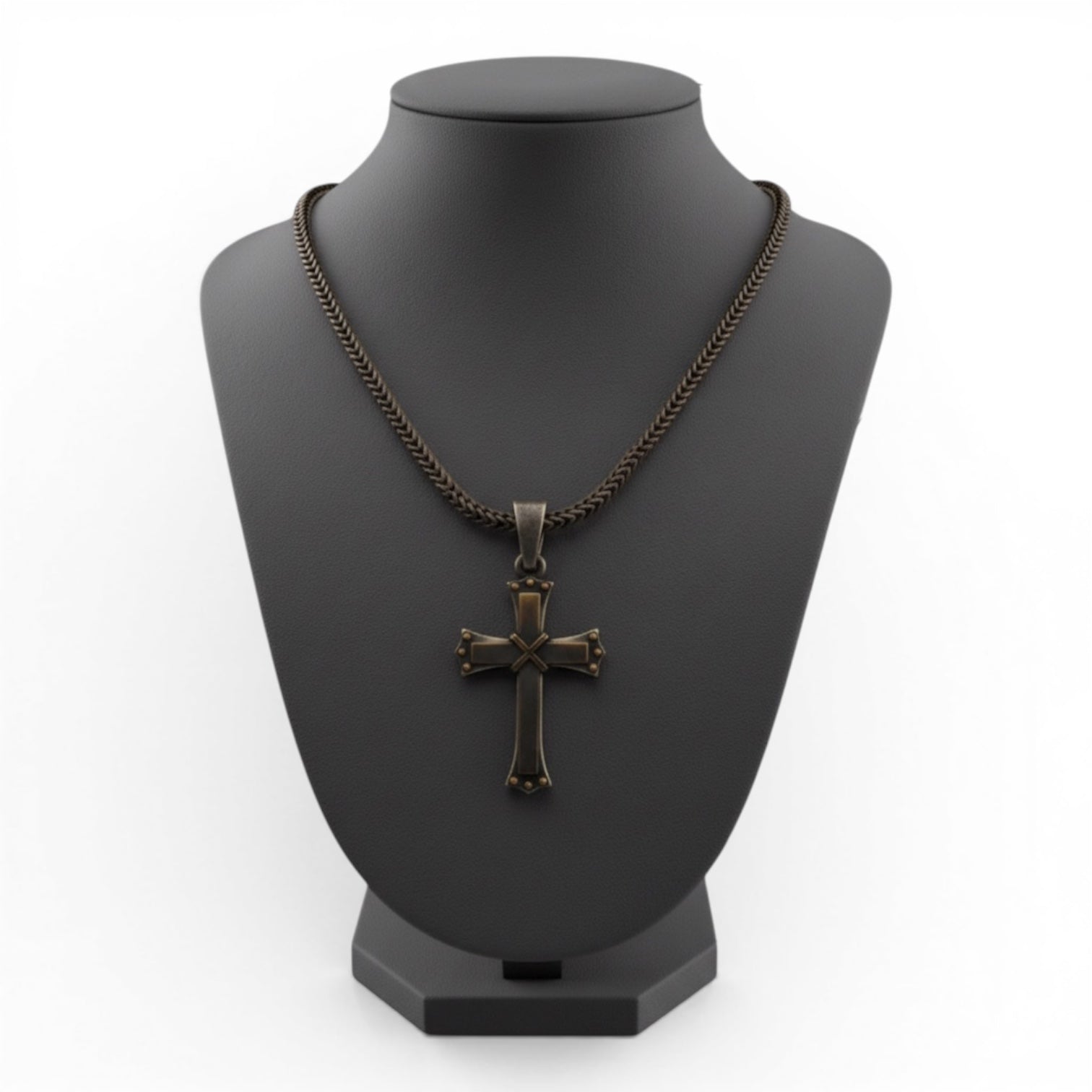 TWISTER CROSS NECKLACE