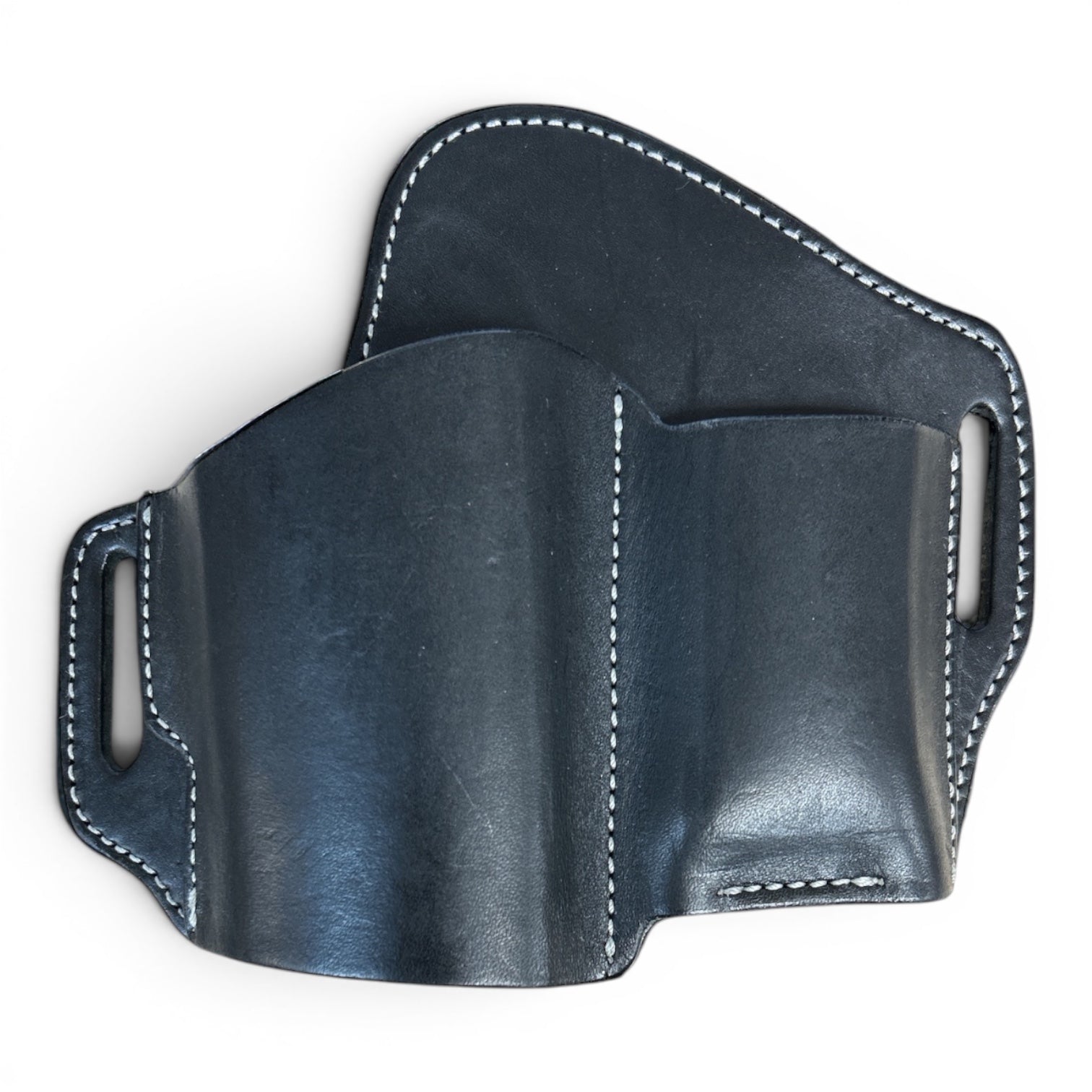 Black Leather OWB Gun Holster