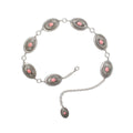 ARIAT LADIES BELT OVAL CONCHO CHAIN PINK