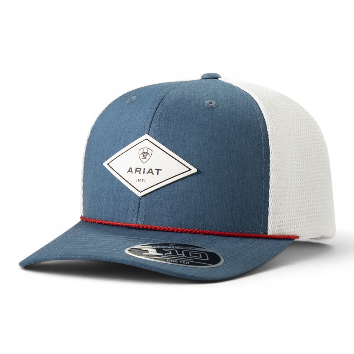 Ariat Blue White Diamond Patch Trucker Cap A300065227