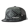 ARIAT YOUTH FLAT BILL AZTEC PATTERN BK