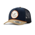 ARIAT MENS CAP SNAP BACK DESERT SCENE PATCH NAVY