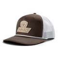 ARIAT MENS RICHARDSON 112 CAP SNAP BACK CAL HAIR PATCH BROWN
