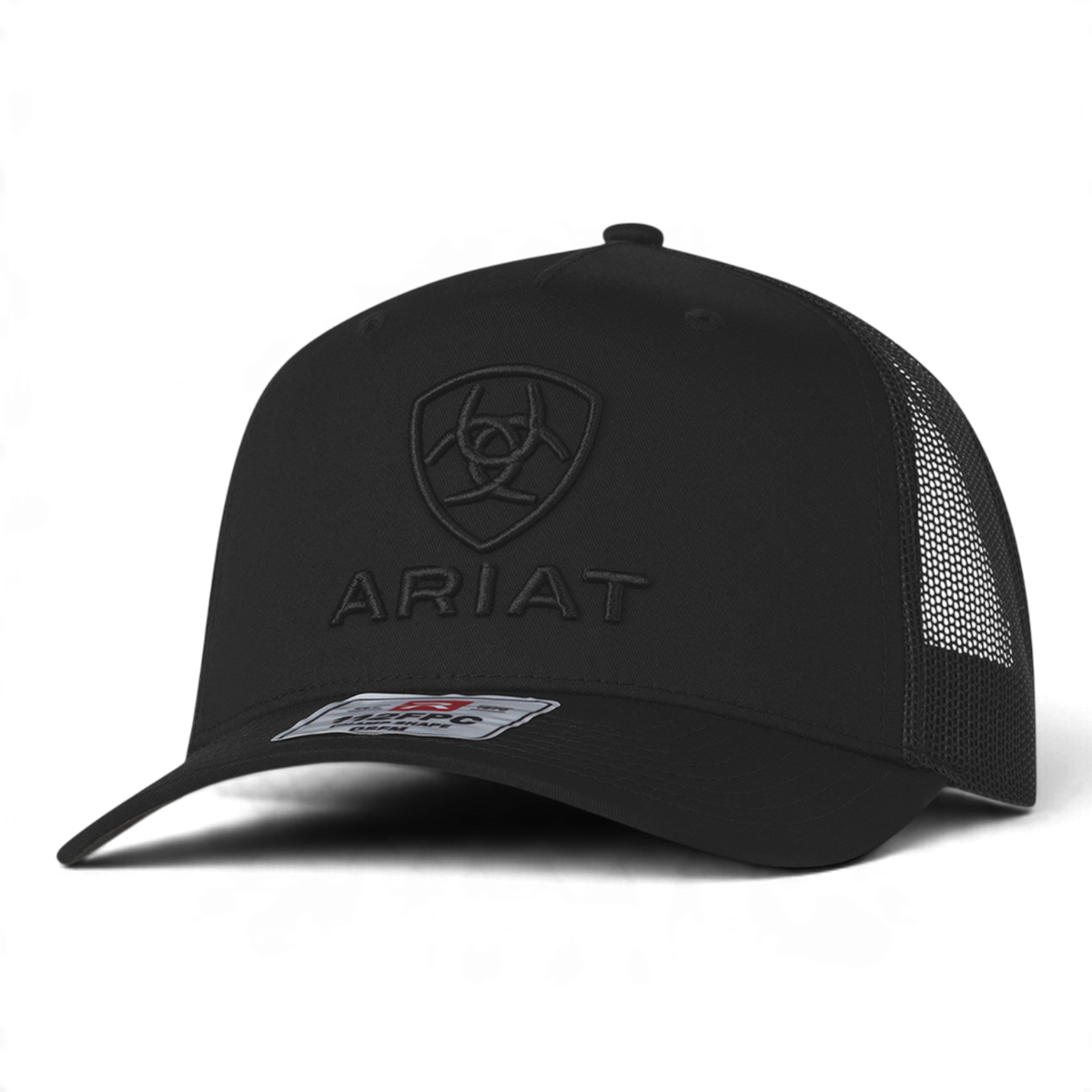 ARIAT MENS CAP SNAP BACK BLACK