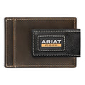 ARIAT WORK WALLET CARD CASE BROWN
