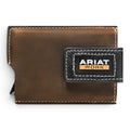 ARIAT WORK WALLET UTILITY MAGNETIC CLIP BROWN