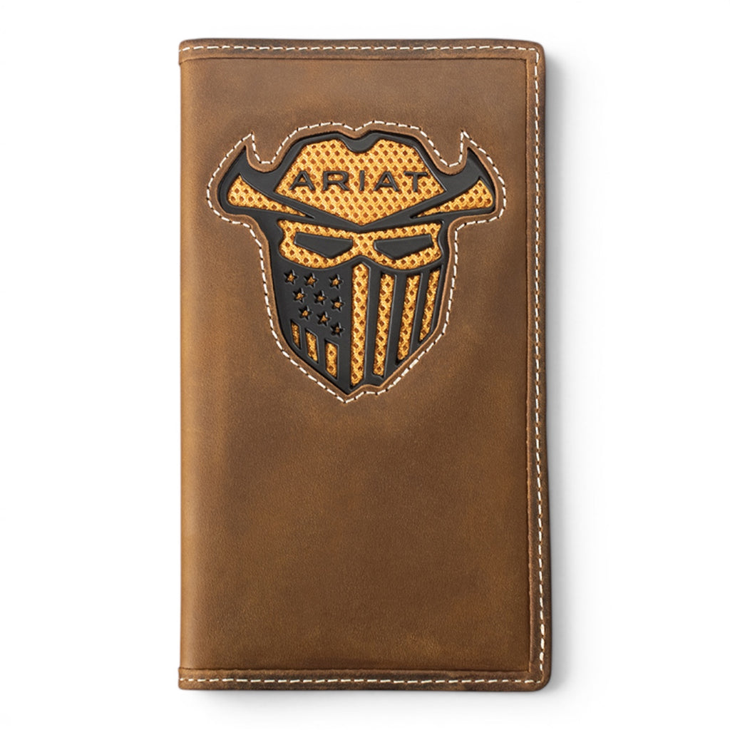 ARIAT WORK CHECKBOOK MEDIUM BROWN