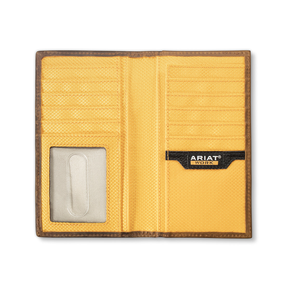 ARIAT WORK CHECKBOOK MEDIUM BROWN