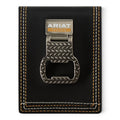 ARIAT WORK WALLET BIFOLD BOTTLE MONEY CLIP BLACK
