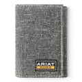 ARIAT WORK WALLET TRIFOLD GREY