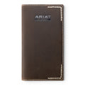 ARIAT WORK MENS RODEO STYLE WALLET THICK STITCH BROWN