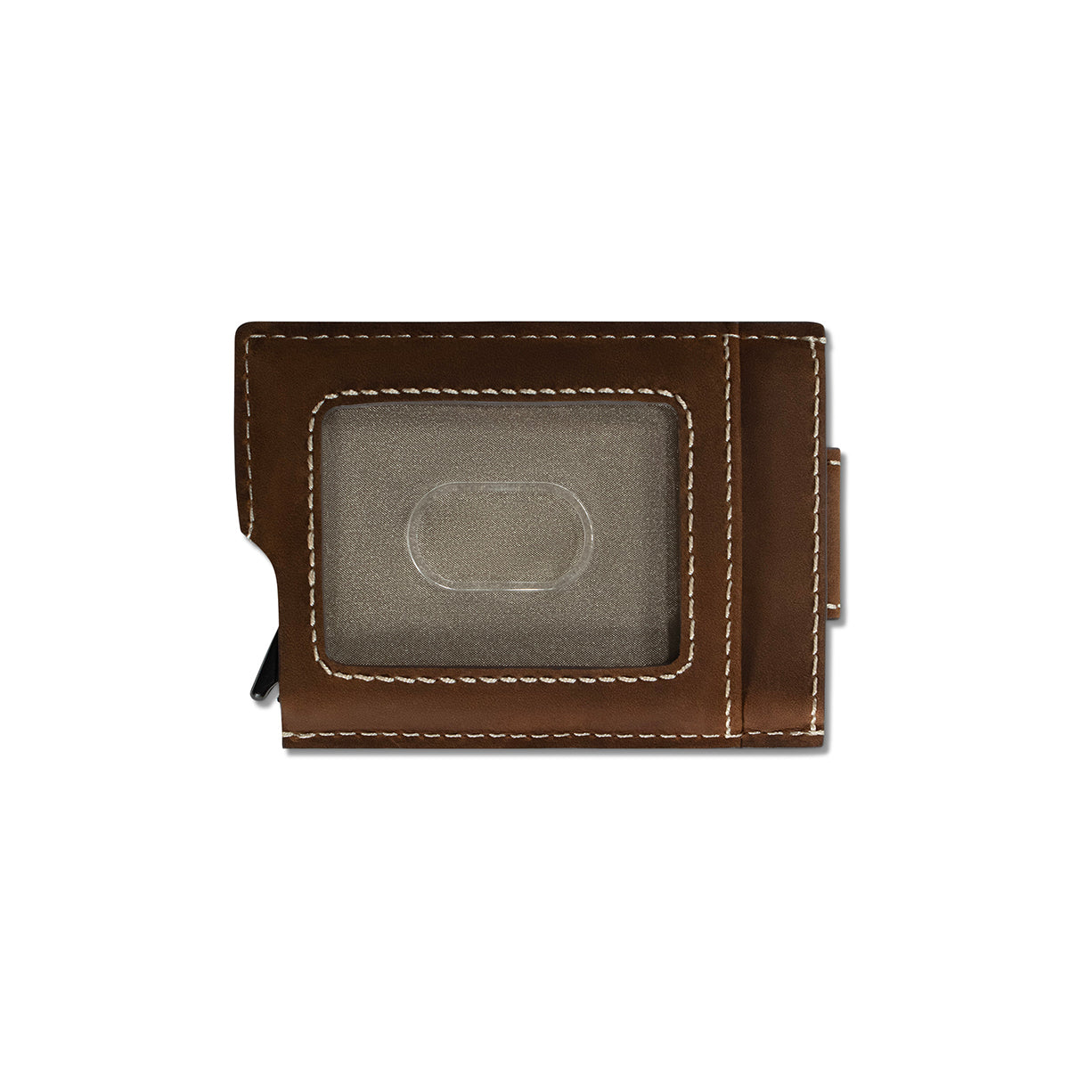 ARIAT WORK MENS UTILITY STYLE WALLET DIAMOND PLATE EMBOSSED MEDIUM BROWN