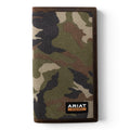 ARIAT WORK MENS RODEO STYLE WALLET CAMO INLAY MULTICOLOR