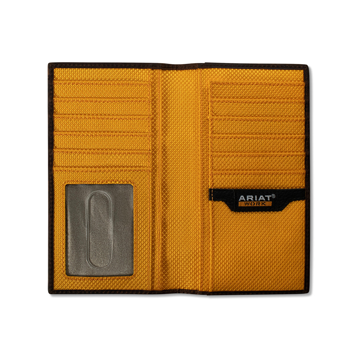 ARIAT WORK MENS RODEO STYLE WALLET CAMO INLAY MULTICOLOR