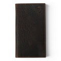 ARIAT MENS RODEO WALLET SHIELD LOGO BROWN