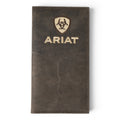 ARIAT RODEO WALLET CRAZY HORSE LEATHER BROWN