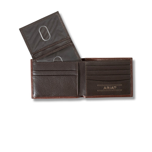 ARIAT BIFOLD FLORAL EMBBCKLCBR