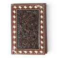 ARIAT TRIFOLD FLORAL EMBROIDERED BUCKLACE BR