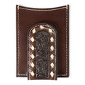 ARIAT MONEY CLIP FLORAL EMBROIDERED BUCKLACE BR