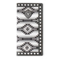 ARIAT YOUTH RODEO STYLE WALLET DIAMOND LACING SOUTHWESTERN FABRIC BLACK