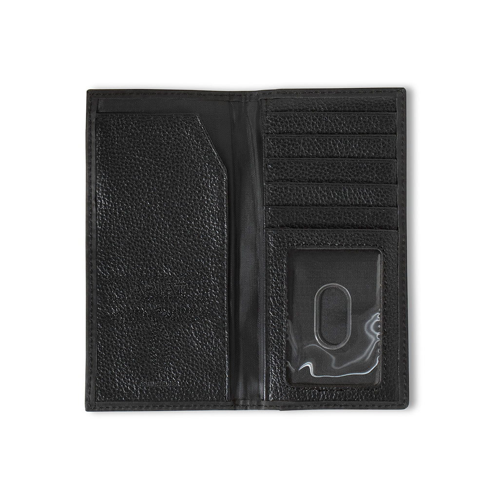 ARIAT YOUTH RODEO STYLE WALLET DIAMOND LACING SOUTHWESTERN FABRIC BLACK