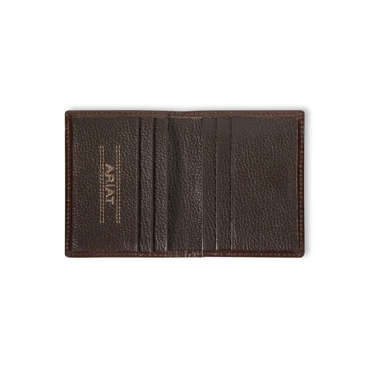 ARIAT MENS MONELY CLIP STYLE WALLET SOUTHWESTERN FABRIC BROWN