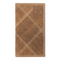 ARIAT RODEO CROSS STITCH PATCH MEDIUM BROWN