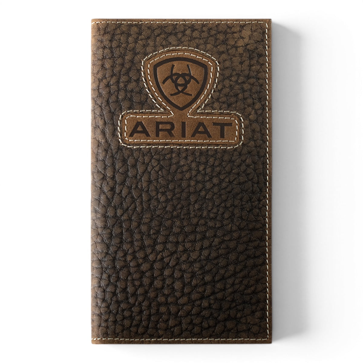 ARIAT RODEO WALLET INLAY PATCH BROWN