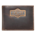 ARIAT BIFOLD PASS CASE STYLE MENS WALLET PATCH BROWN