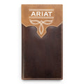 ARIAT RODEO WALLET BOOT STITCH OVERLAY BROWN