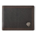 ARIAT MENS BIFOLD WITH REMOVABLE PASS CASE STYLE WALLET SHIELD ROWDY