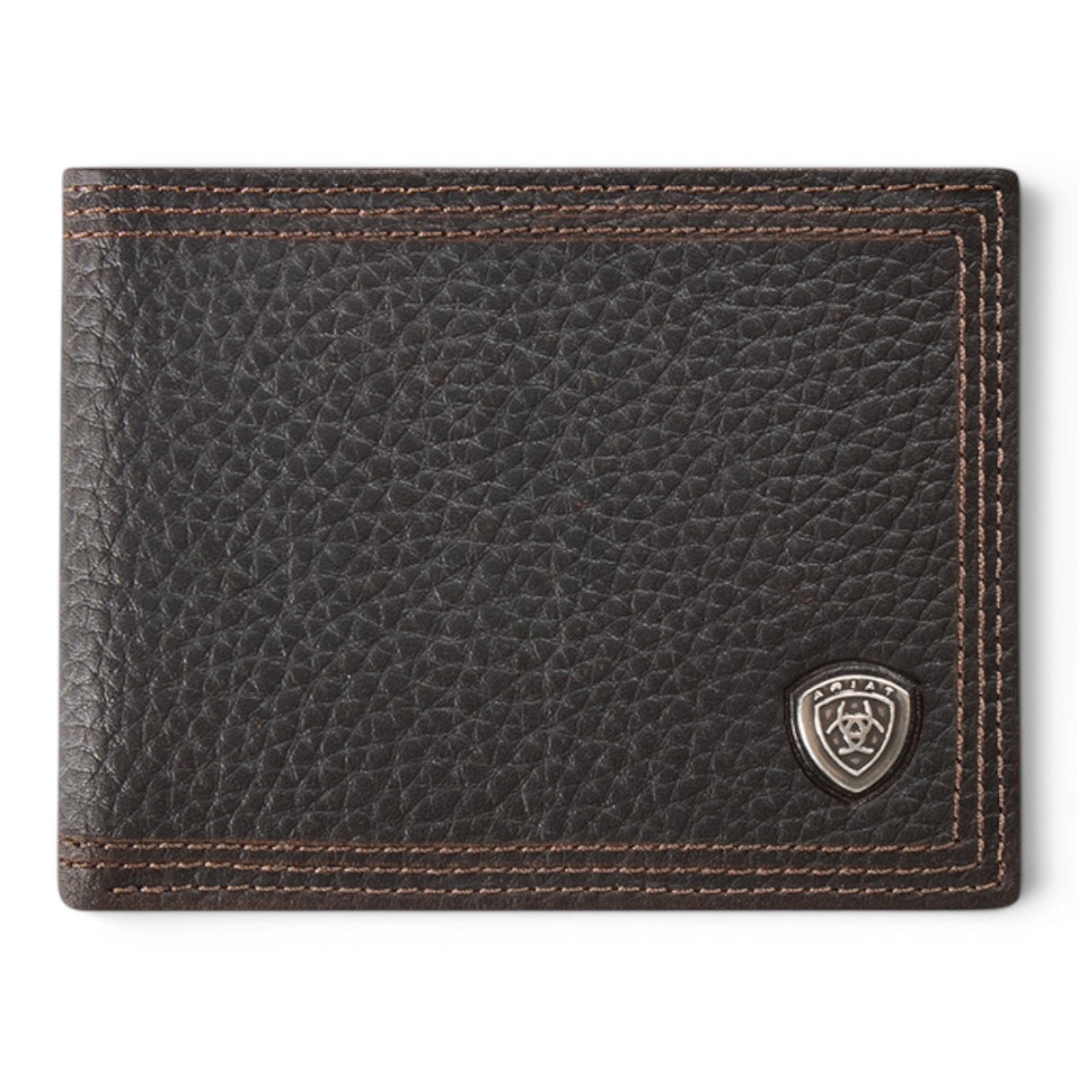 ARIAT MENS BIFOLD WITH REMOVABLE PASS CASE STYLE WALLET SHIELD ROWDY