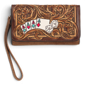 ANGEL RANCH ROXIE COLLECTION WALLET BROWN