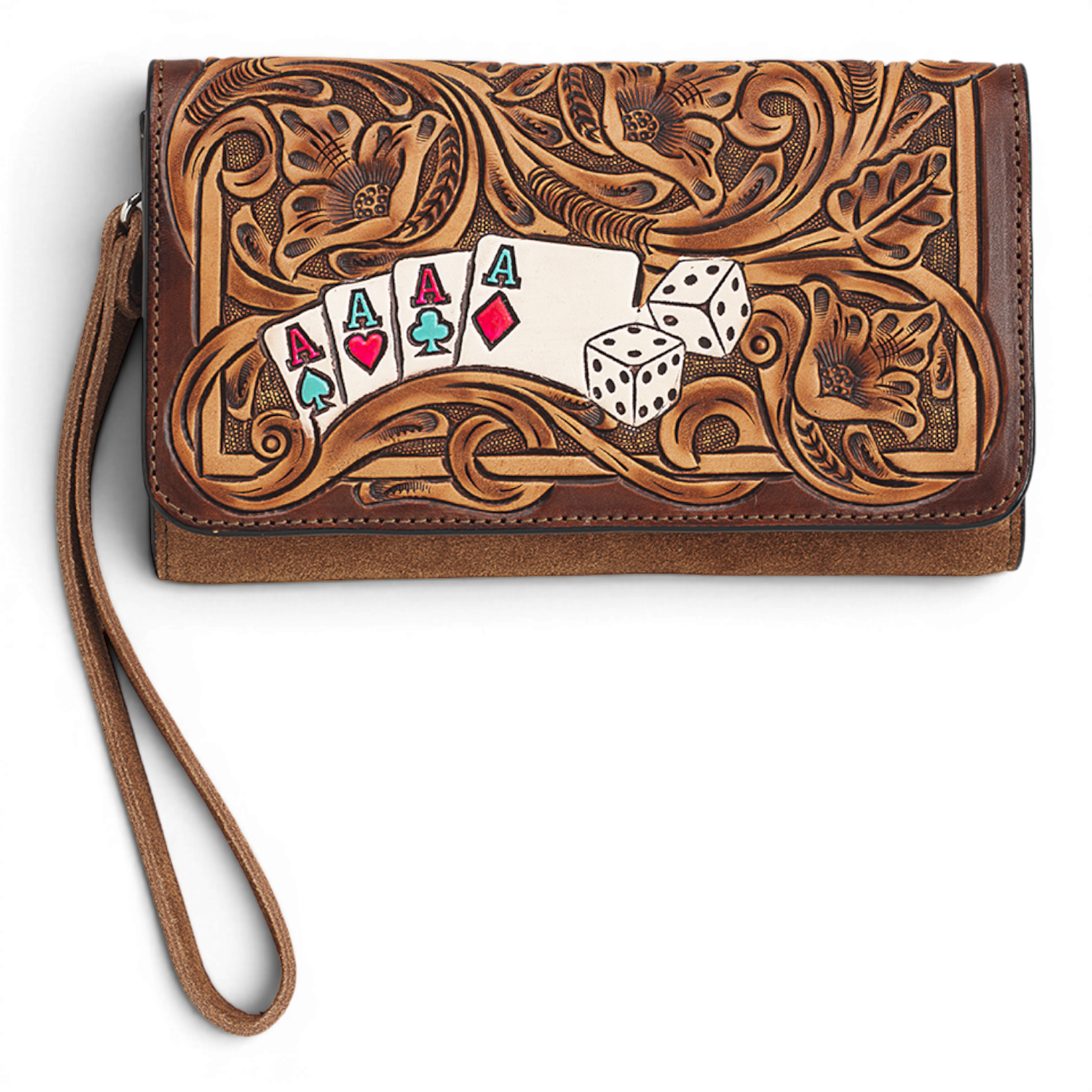 ANGEL RANCH ROXIE COLLECTION WALLET BROWN