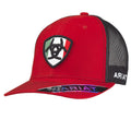 ARIAT MENS SNAPBACK 112 MEXICAN FLAG PATCH RED