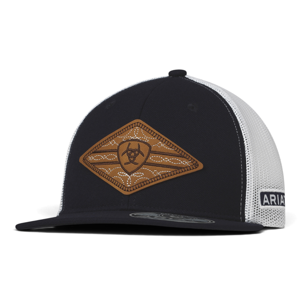 ARIAT SNAPBACK BOOT STITCH DESIGN NAVY CAP
