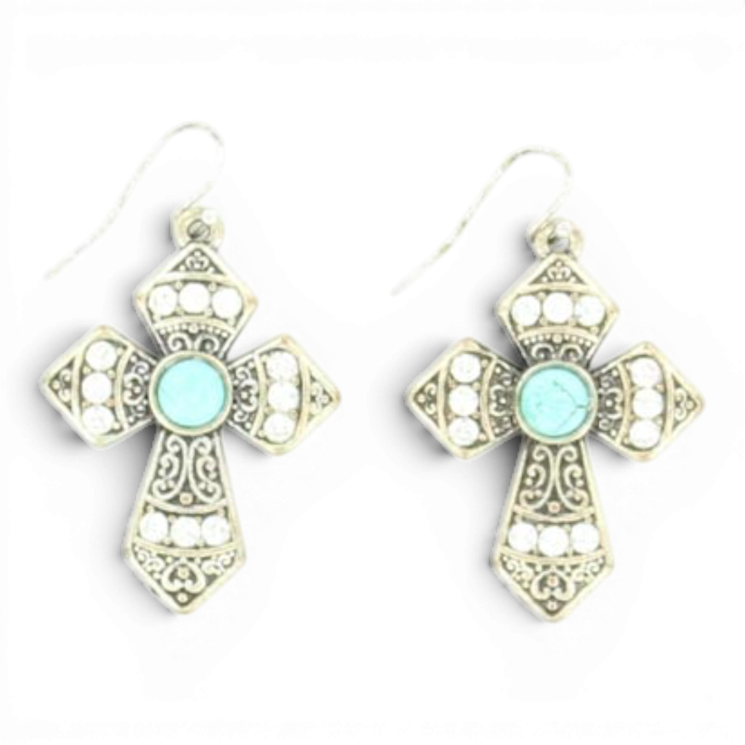BLAZIN ROXX EARRINGS CROSS DROP