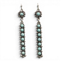 BLAZIN ROXX EARRINGS SILVER BARS