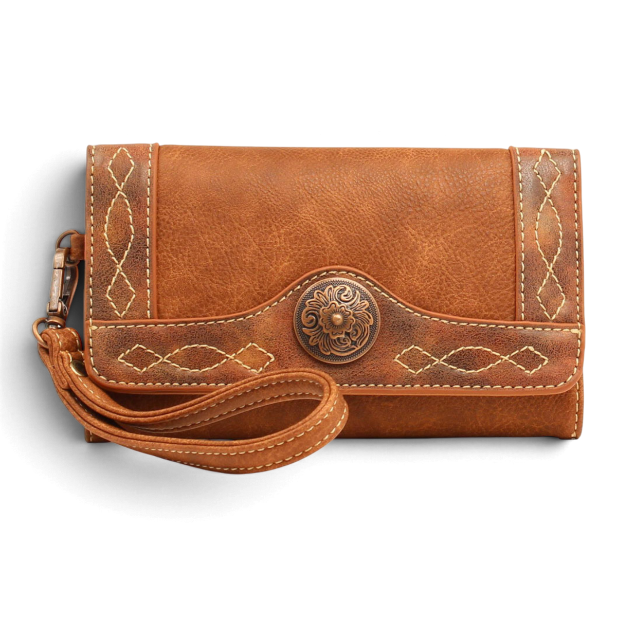 BLAZIN ROXX IVY STYLE CLUTCH TAN